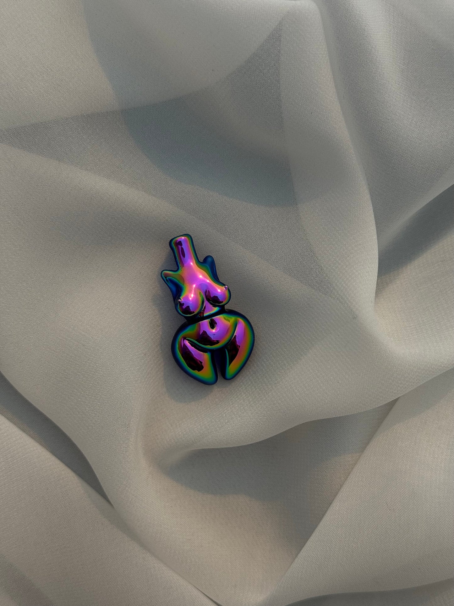 Dichro • pendant • chrome babe