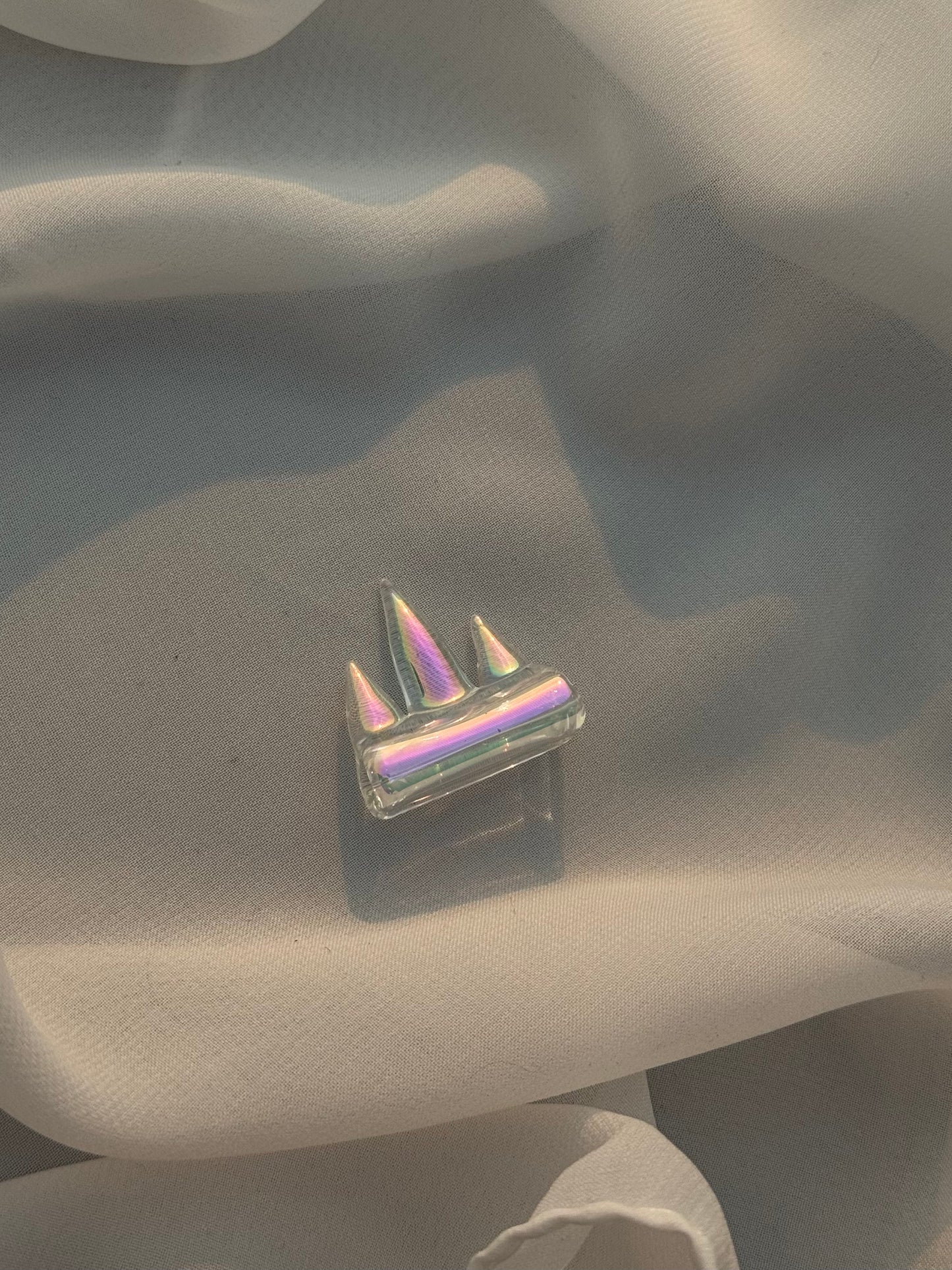 Shoe bead • Dichro Spikes