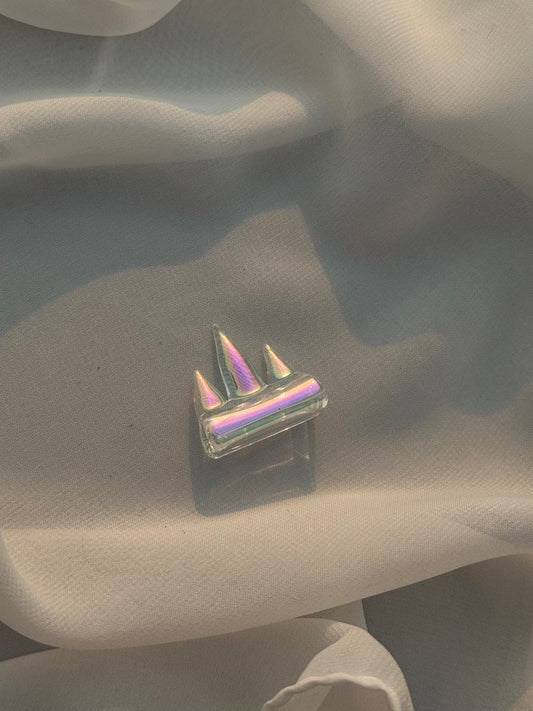Shoe bead • Dichro Spikes