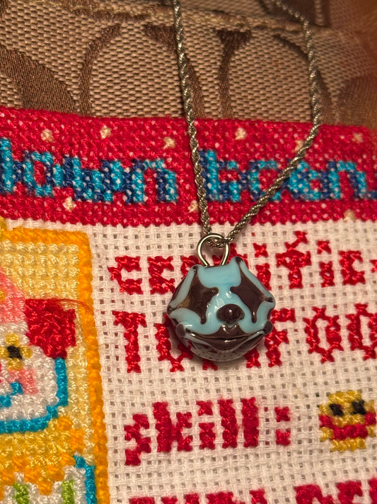 Payaso pendant • blue n purple