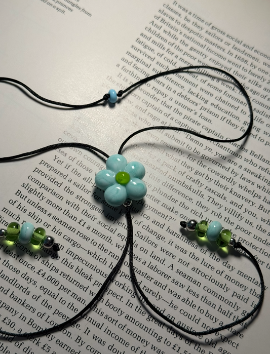 Bolo •  Flower • Blue n Green Transparent