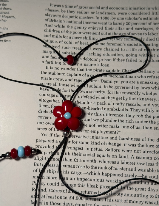 Bolo •  Flower • Red n Blue