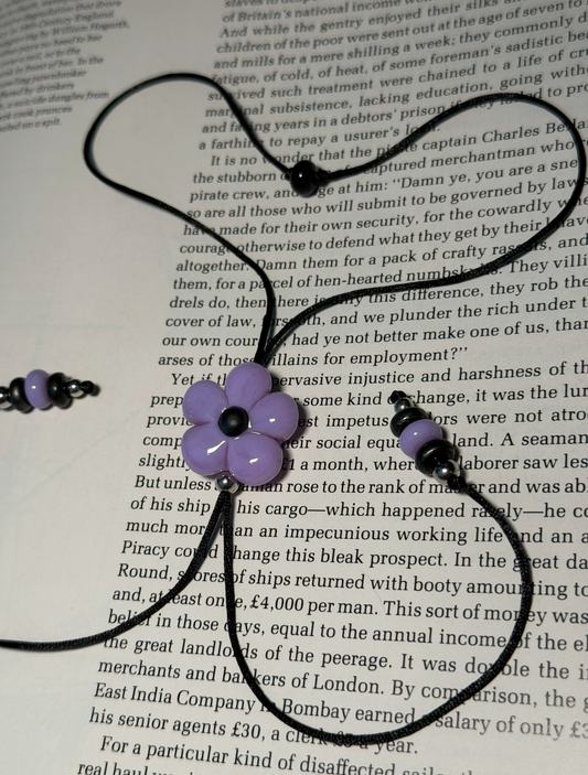 Bolo •  Flower • Purple n Graphite