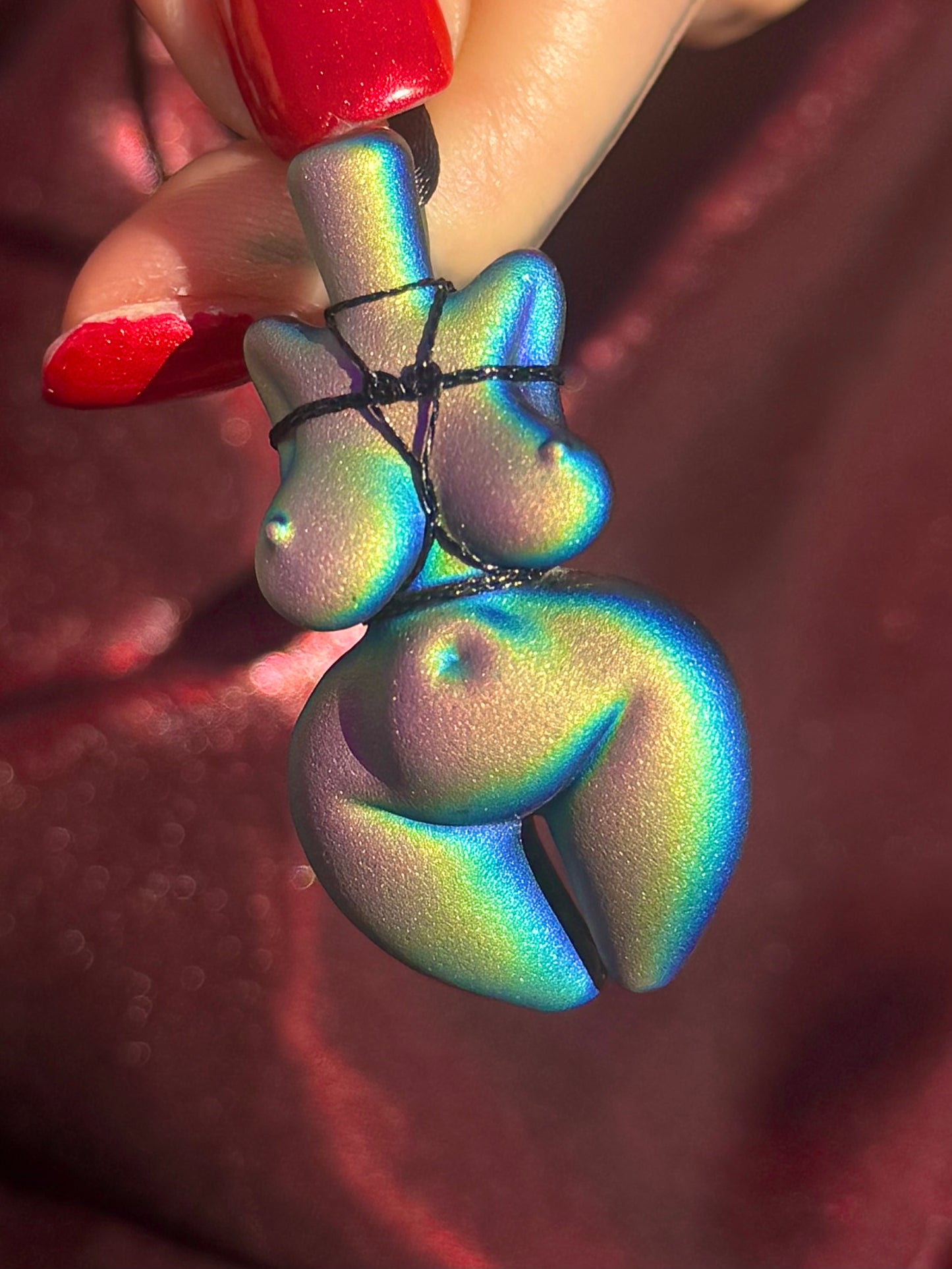 Dichro • pendant • holo babe