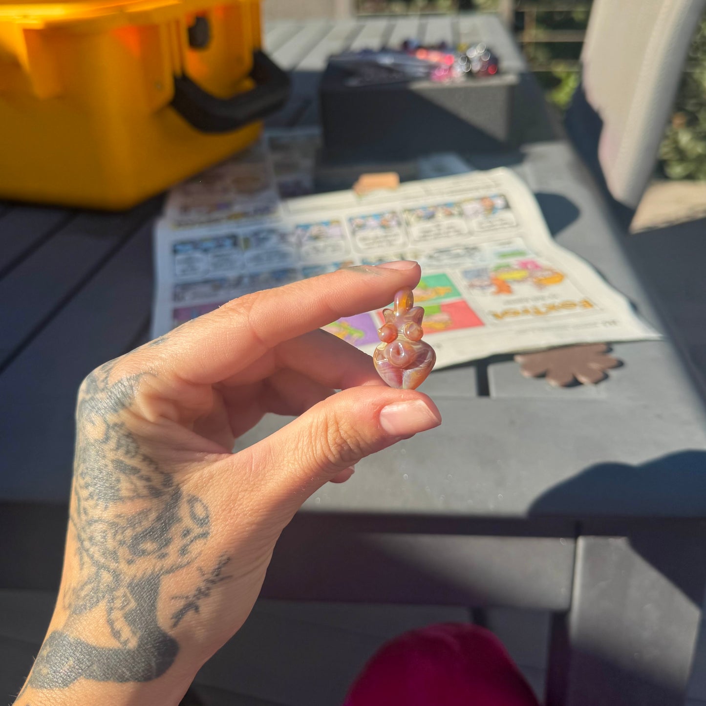 Goddess pendant • Butterscotch