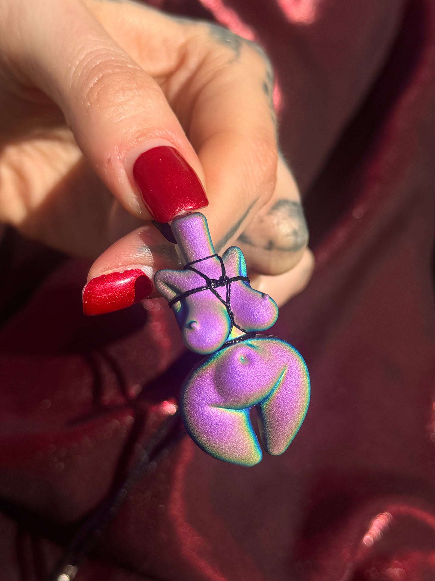 Dichro • pendant • holo babe