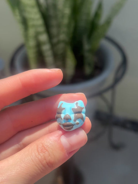 Payaso Pendant • Brown n Blu mini